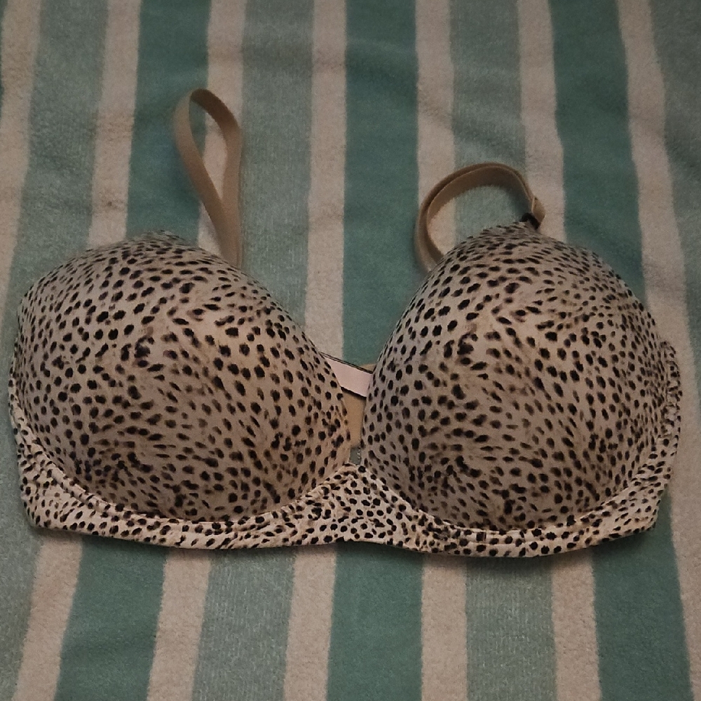 Leopard Print Women's Bra